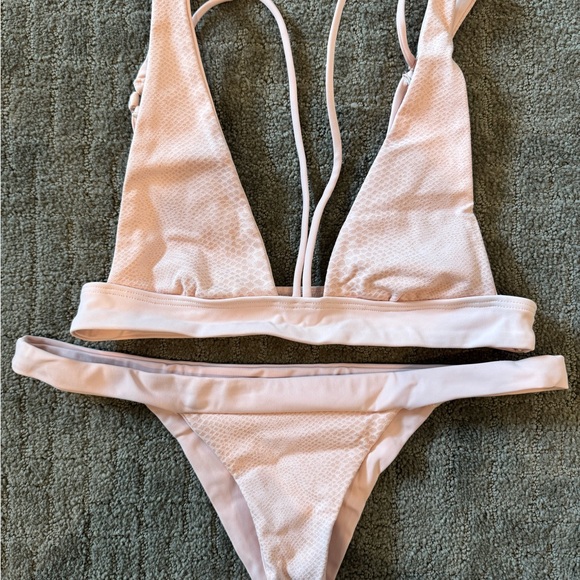 Beach Bunny Other - Beach Bunny Pink Subtle Snake Skin